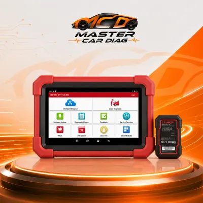Launch CRP919X BT kablosuz diagnostik cihazı ve DBScar VII konnektör